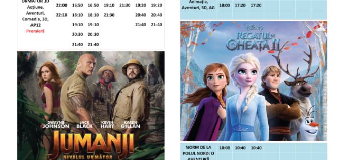 Programul filmelor la Happy Cinema în perioada 6-12 decembrie