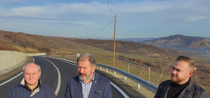 Drumul de la Matei la Strugureni, recepționat. O lucrare de 15 mil. lei, marca ÎNDEMÂNAREA