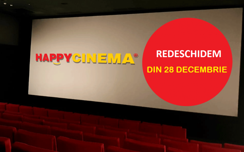 Happy Cinema Bistrița,  redeschis de azi, 28 decembrie!