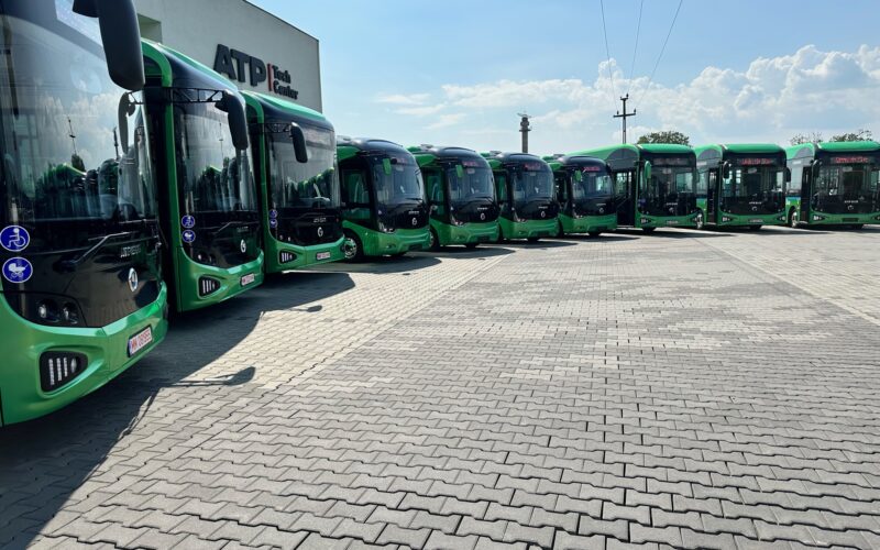 Primul lot de 10 autobuze electrice ATP Bus a fost livrat cu succes către orașul Vișeu de Sus