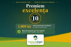 Compania Natural Cert premiază fiecare elev bistrițean care va obține 10 la BAC