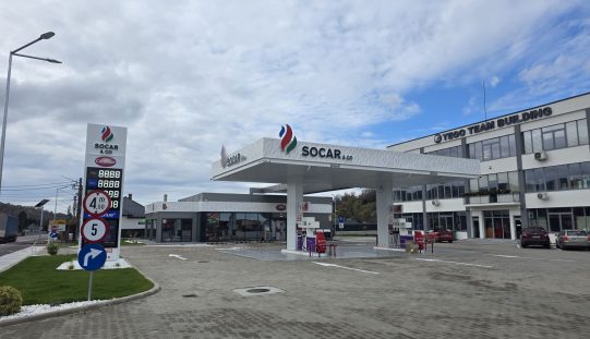 Bistrițenii de la Tego Team Building au deschis azi o stație SOCAR la Tiha Bârgăului